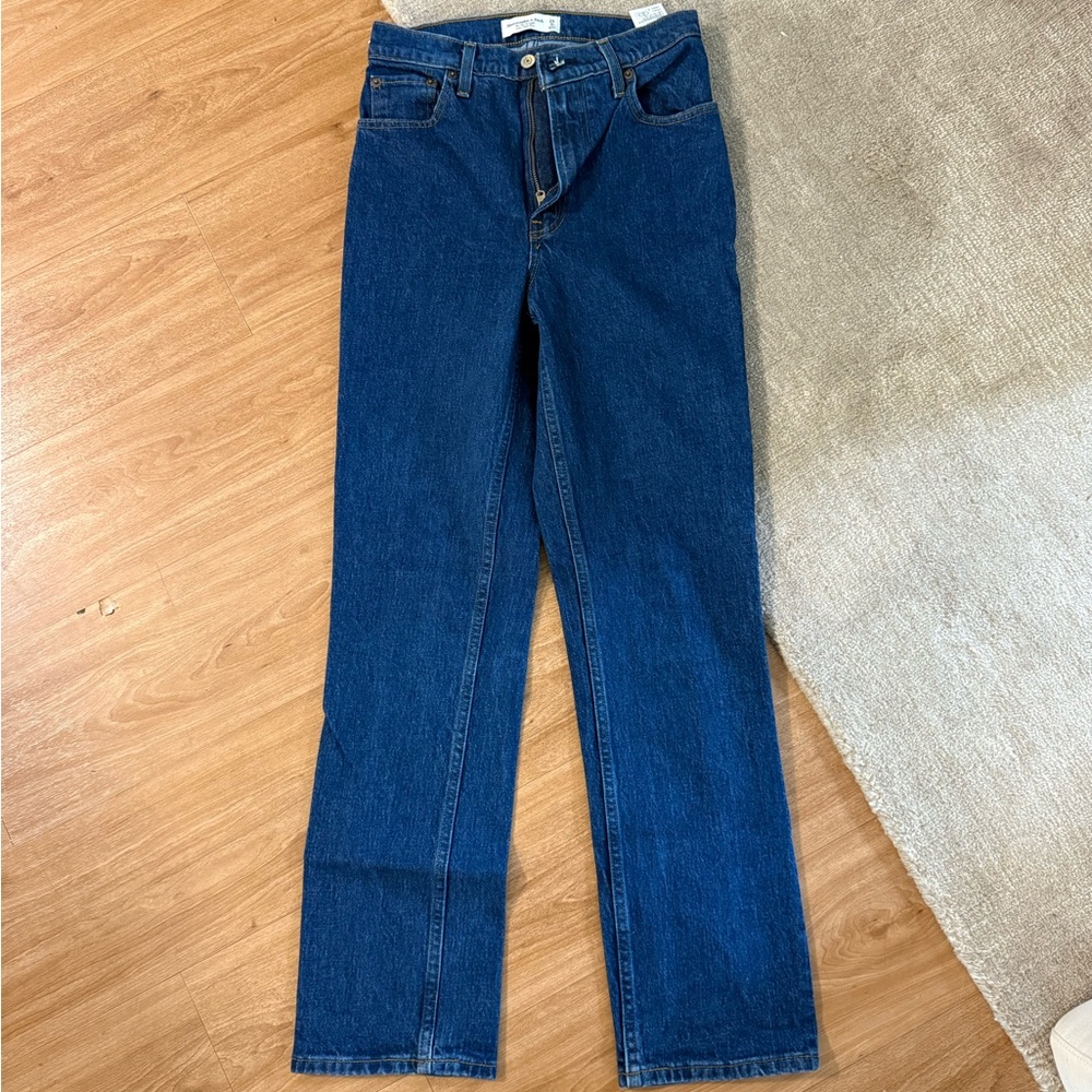 Abercrombie 90s straight ultra high waisted